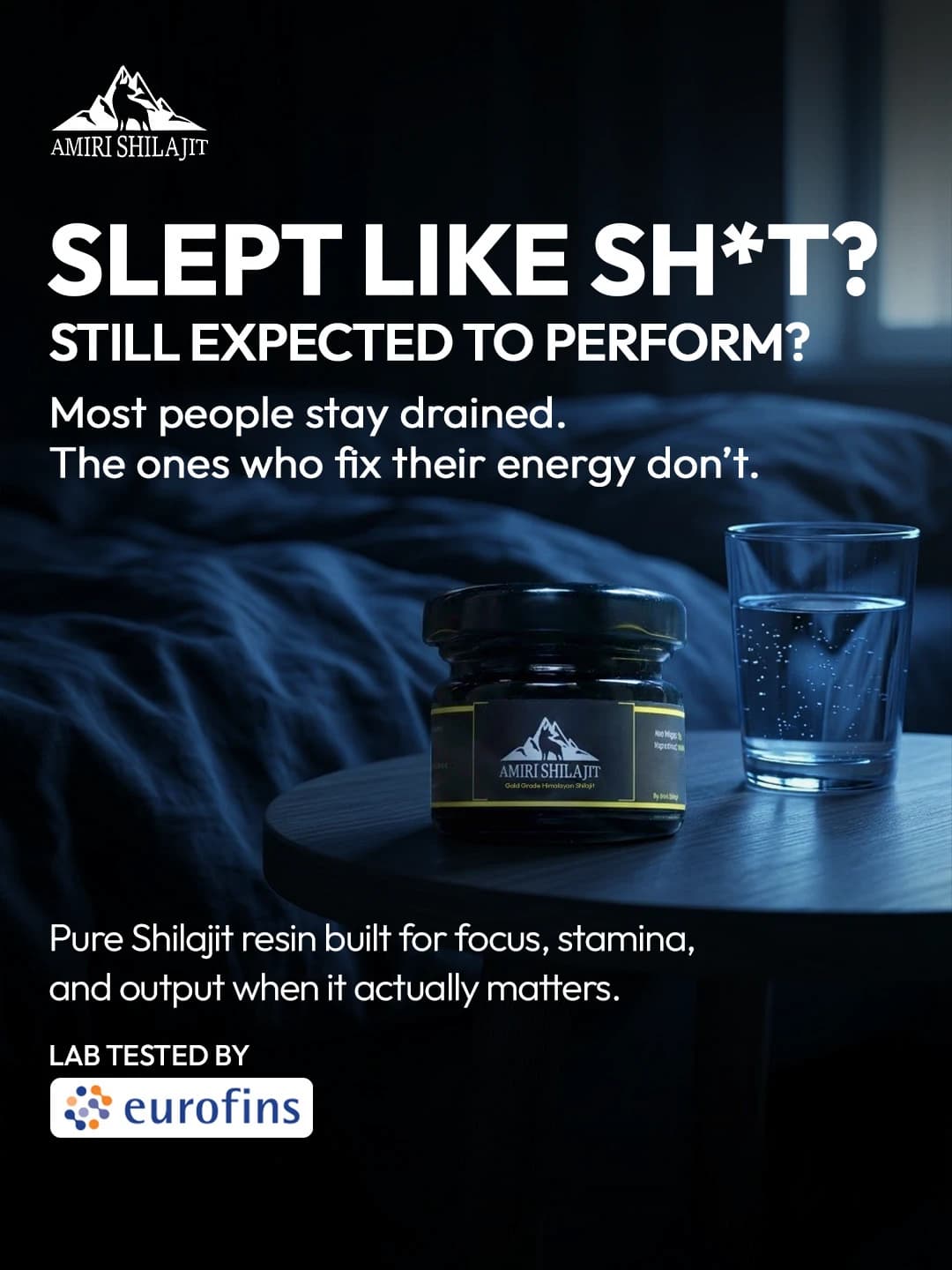 Amiri Shilajit social media post: Slept Like Sh*t? Still Expected to Perform?