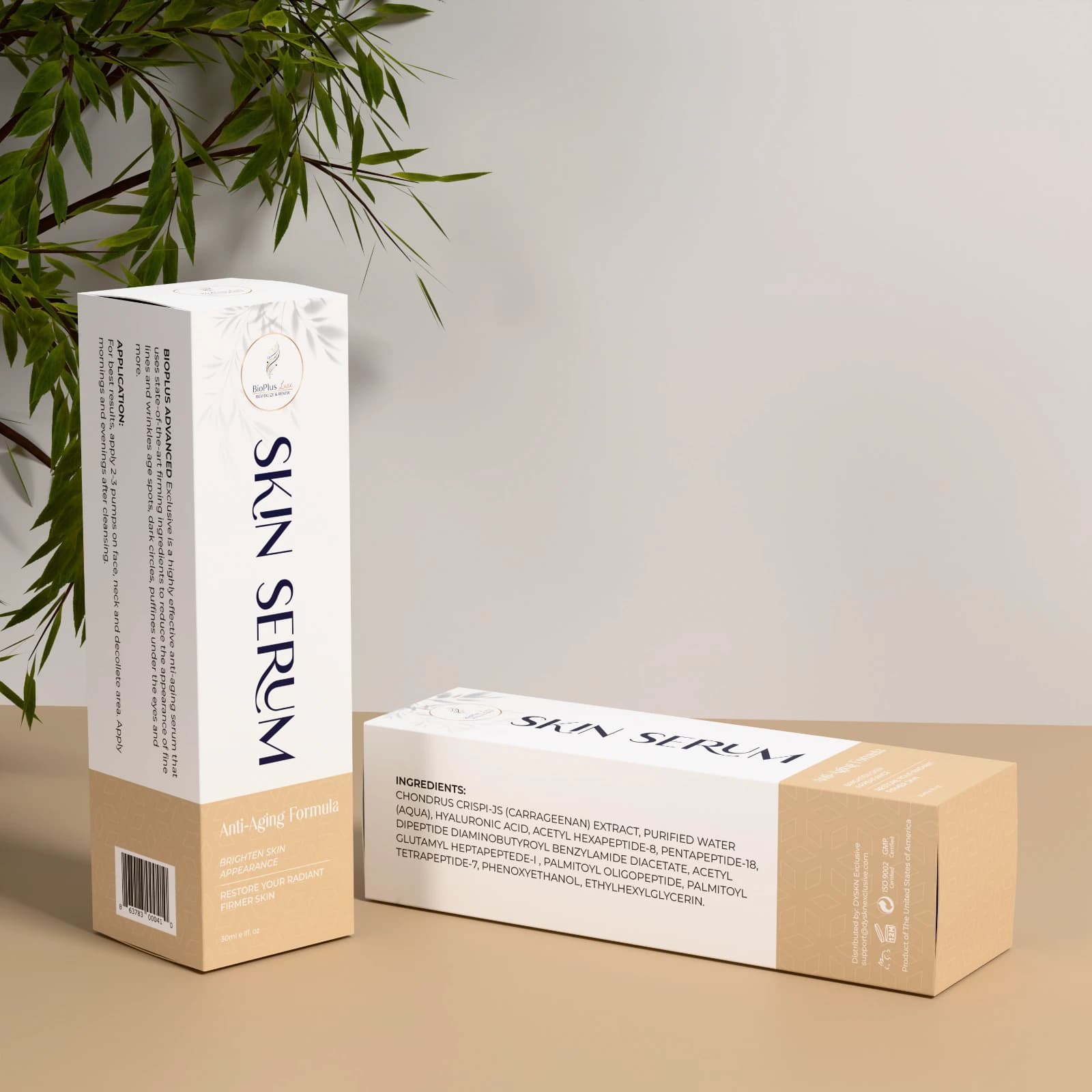 Cosmetic Packaging Design, BioPlus Luxe | Beauty & Skincare | Awais Khadim