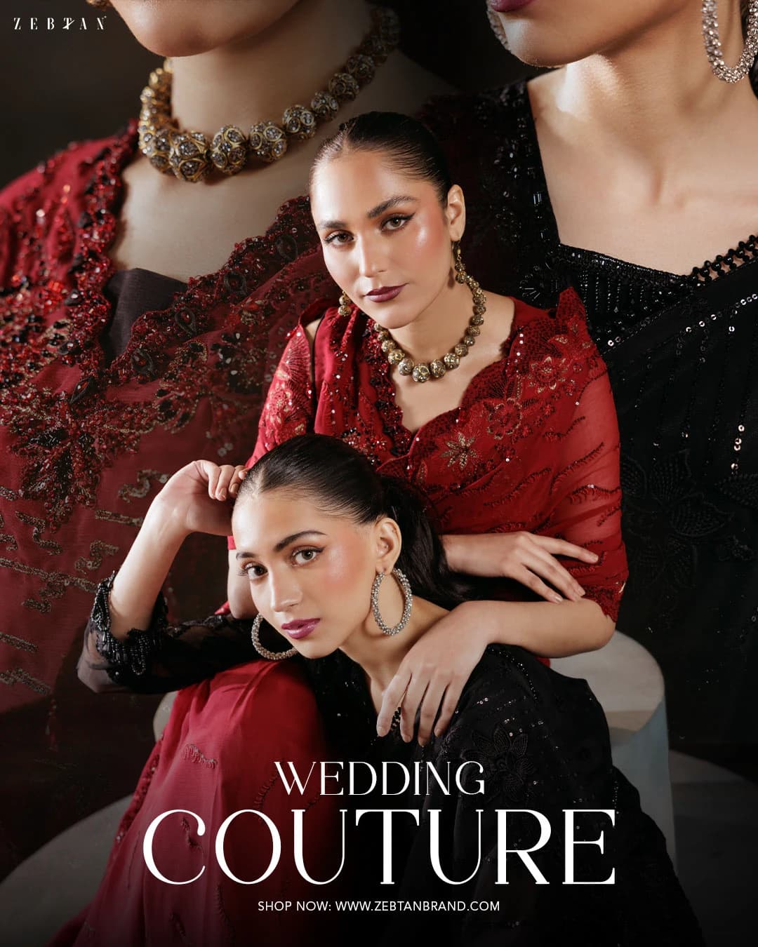 Zeenat social media post: Wedding Couture campaign post.