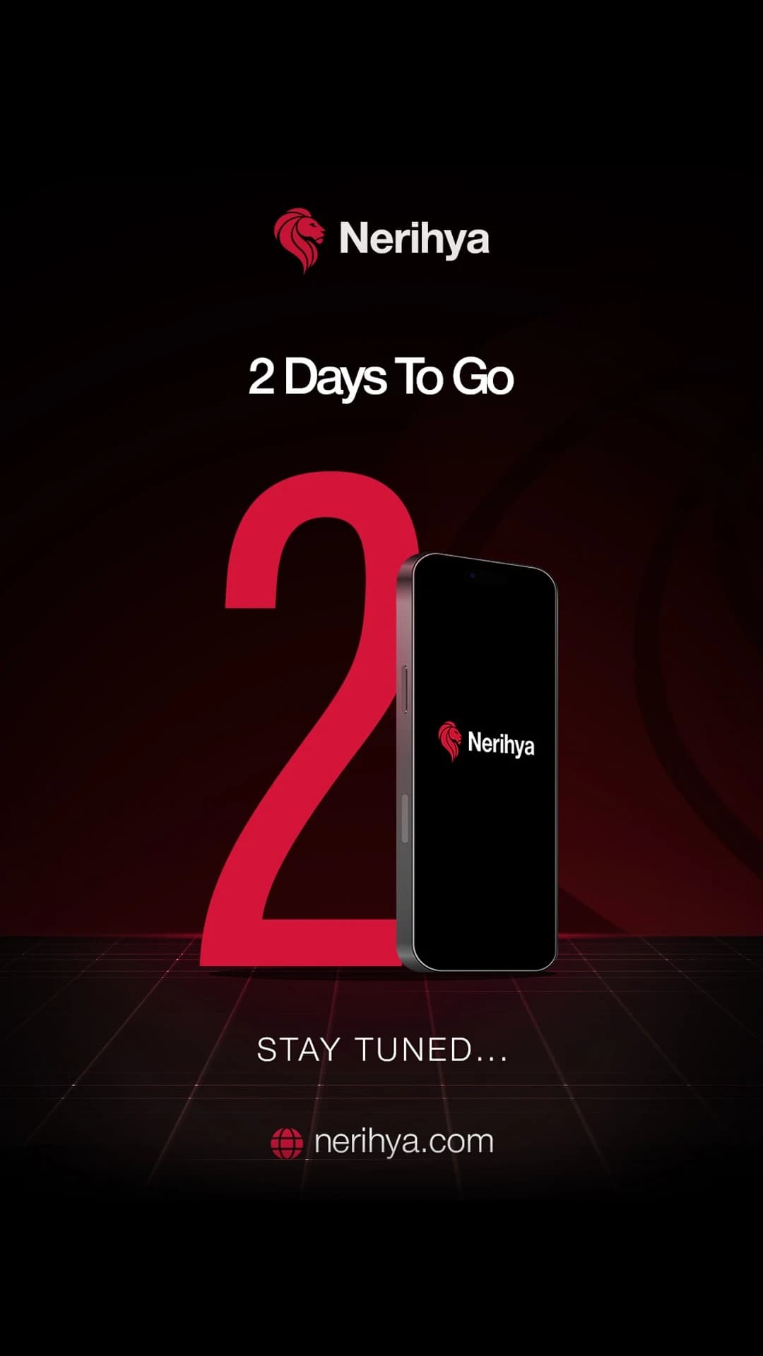 Nerihya social media post: Launch countdown: 2 days to go.