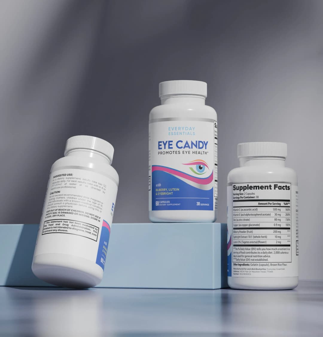 Everyday Essentials eye candy packaging design