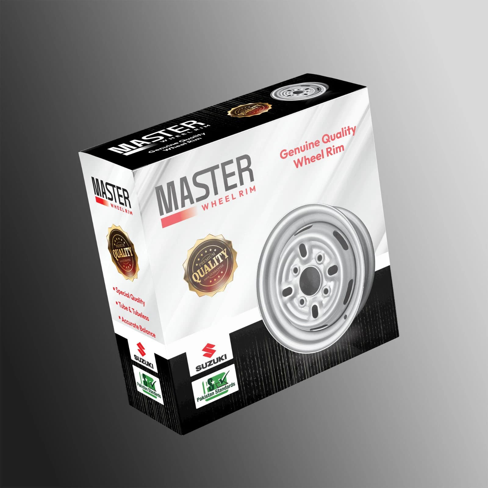Automotive Packaging Design, Master Wheel Rim | Automotive | Awais Khadim