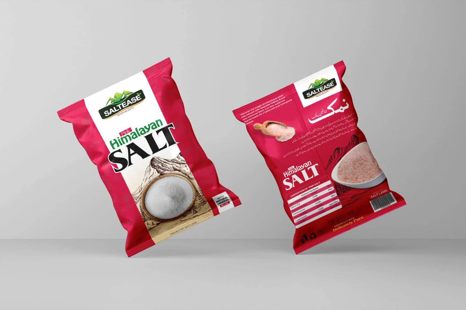 Stand-Up Pouch Design, Saltease | Food & Beverage | Awais Khadim
