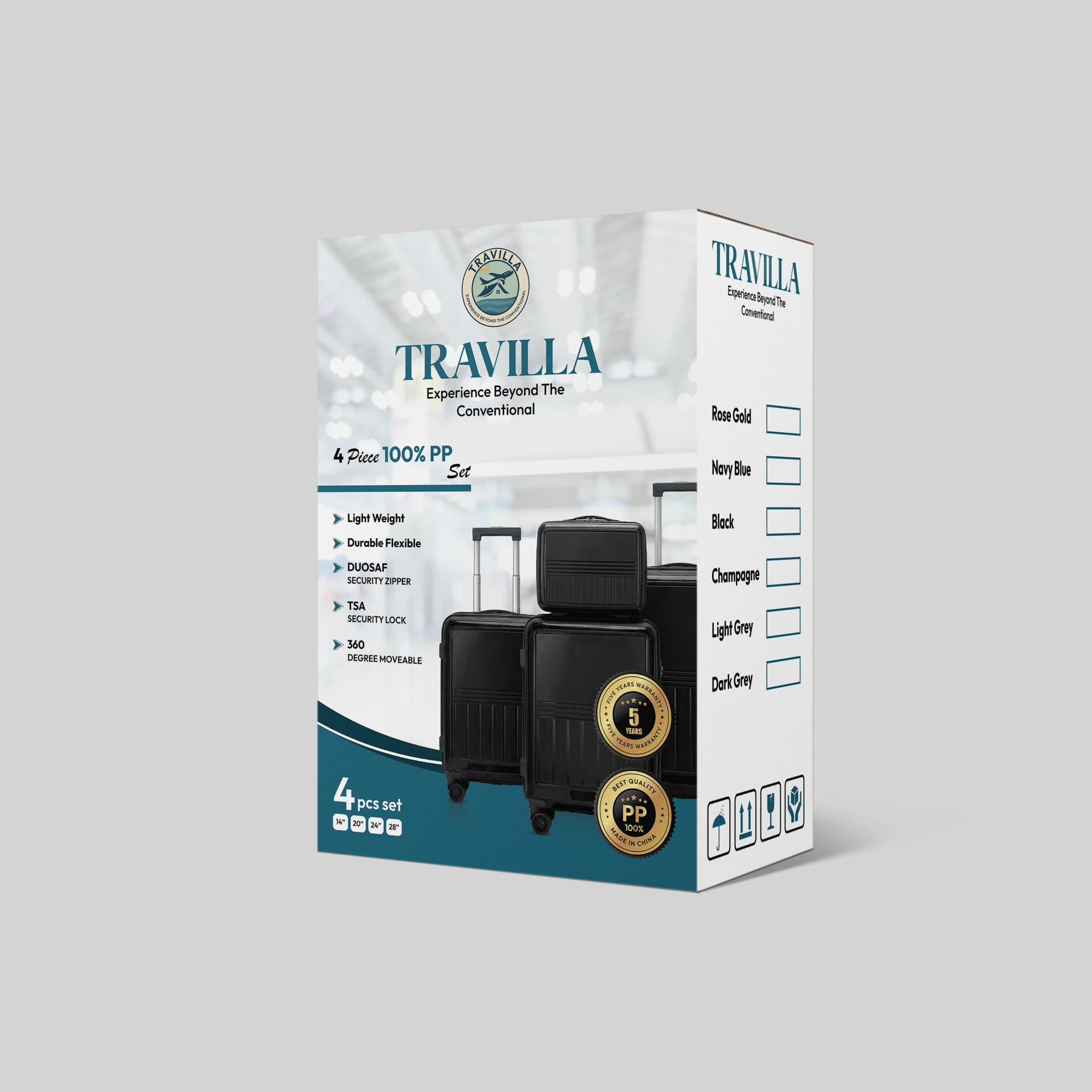 Luggage Packaging Design, Travilla | Travel & Lifestyle | Awais Khadim