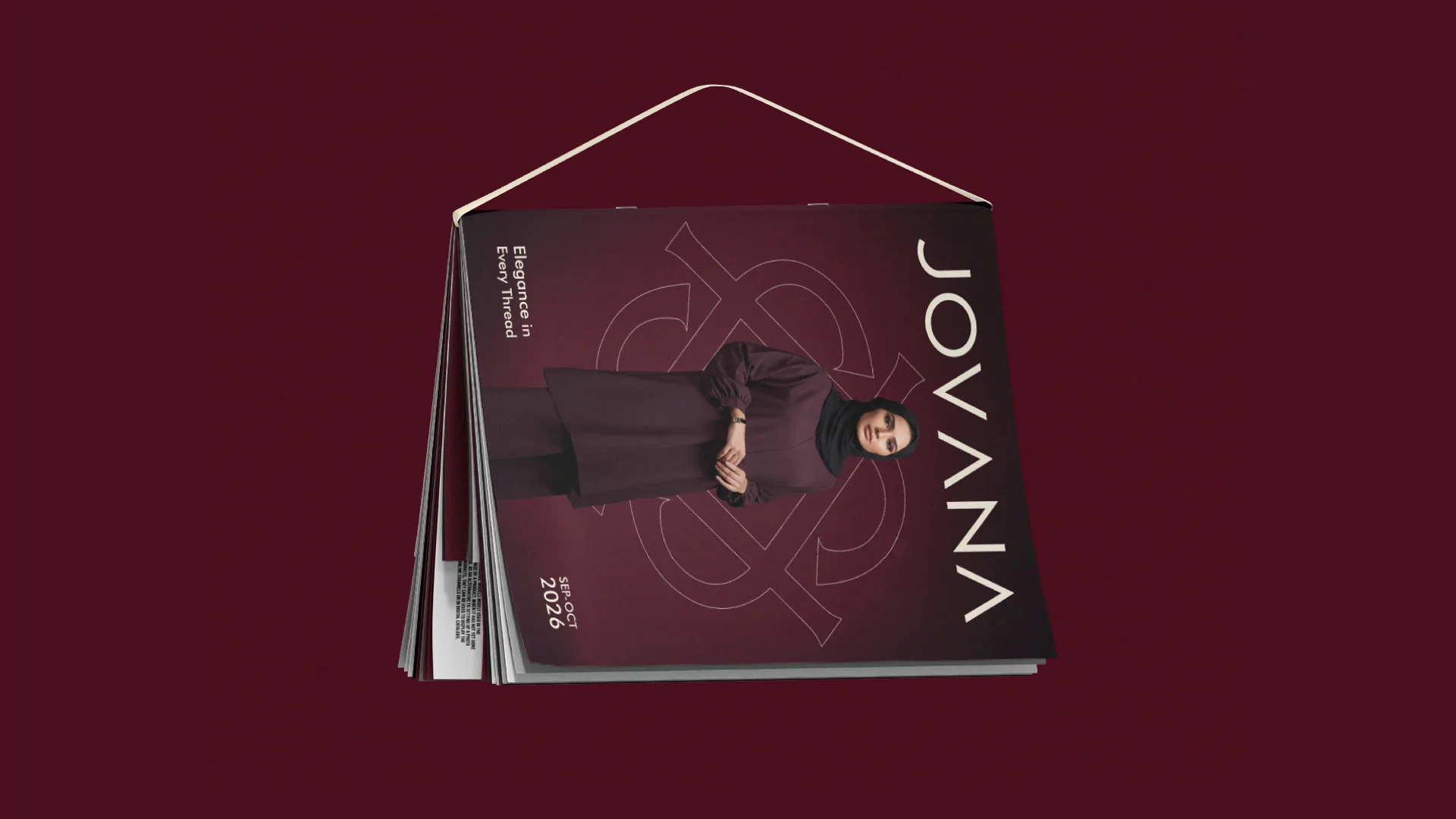 Jovana fashion magazine cover design