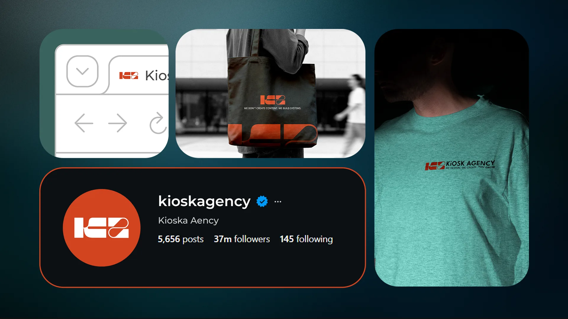 Kiosk Agency brand applications