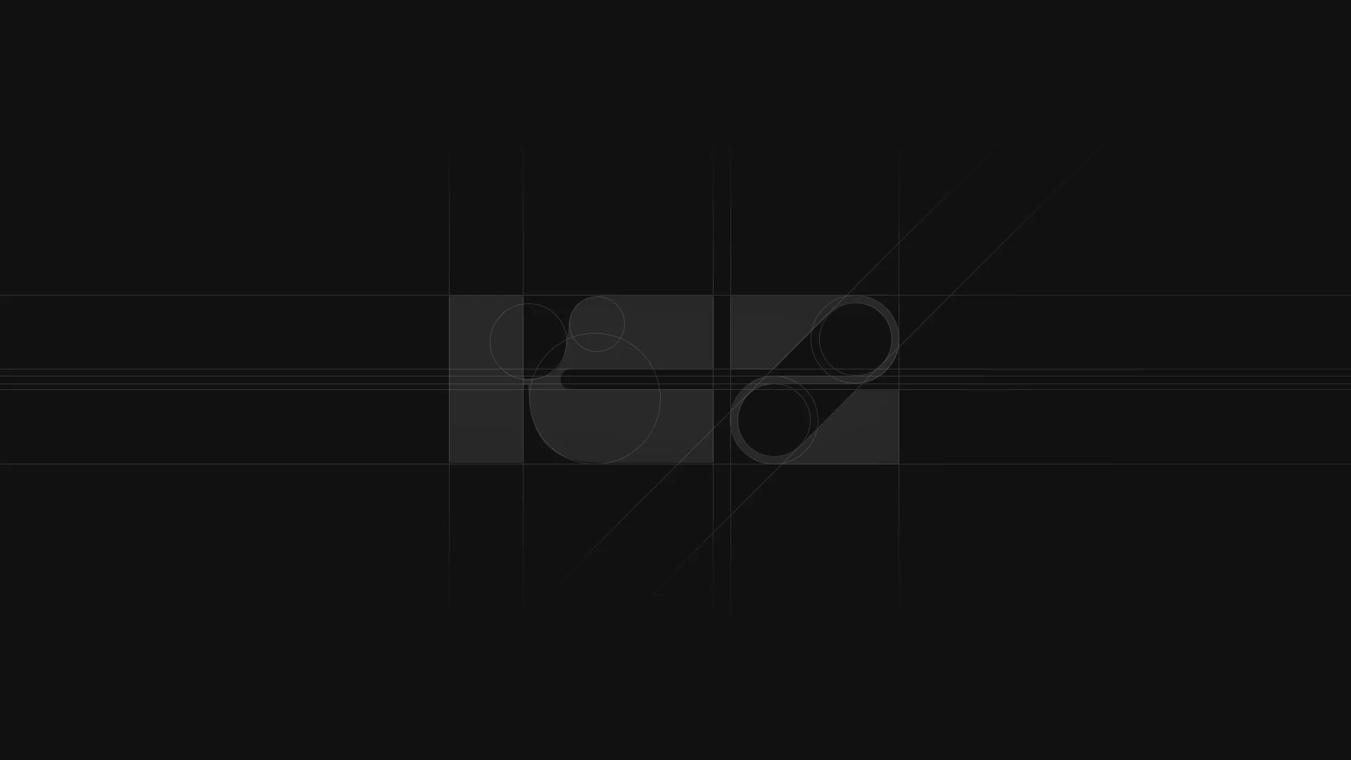 Kiosk Agency logo construction grid