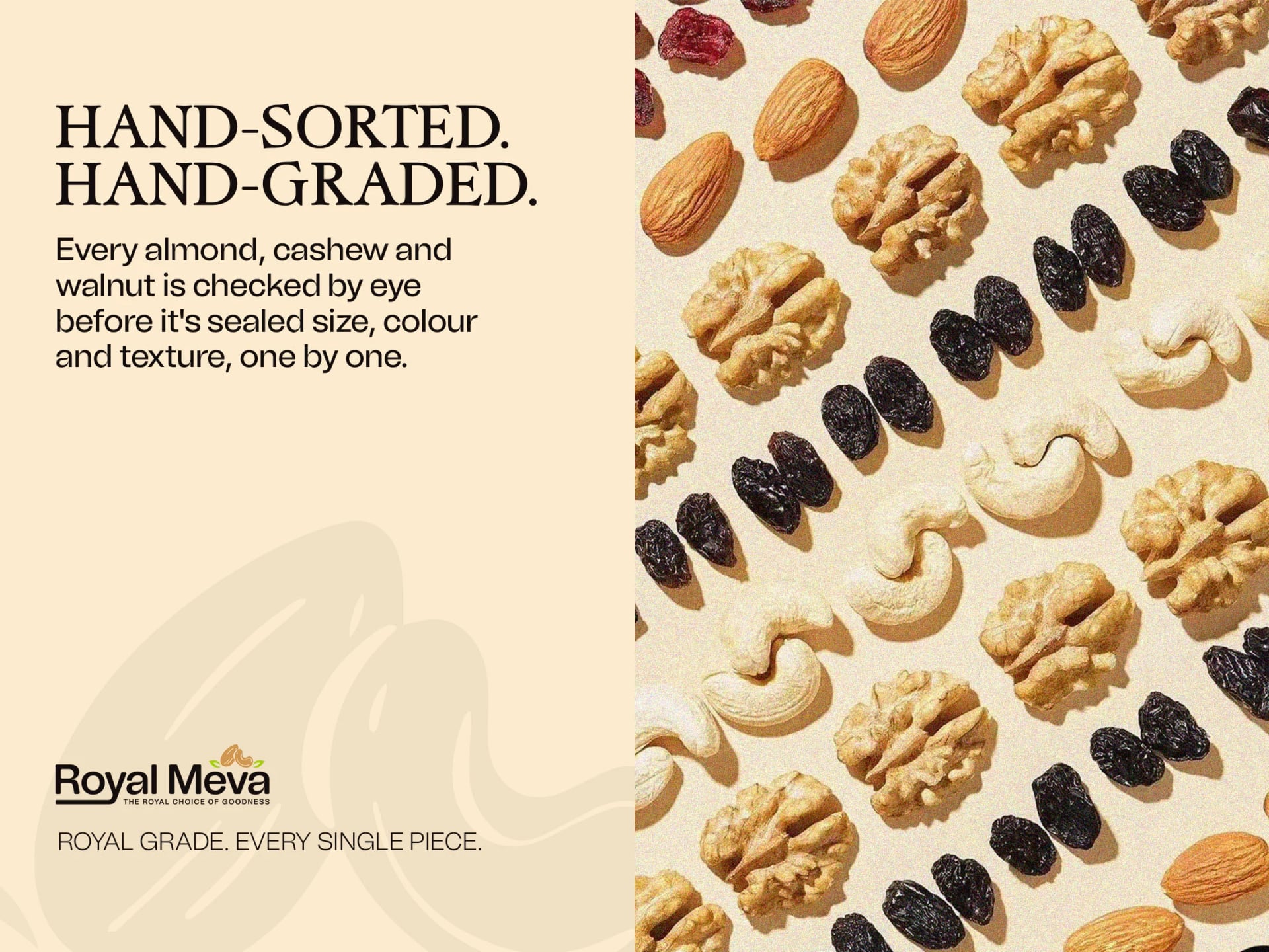 Royal Meva hand-sorted, hand-graded