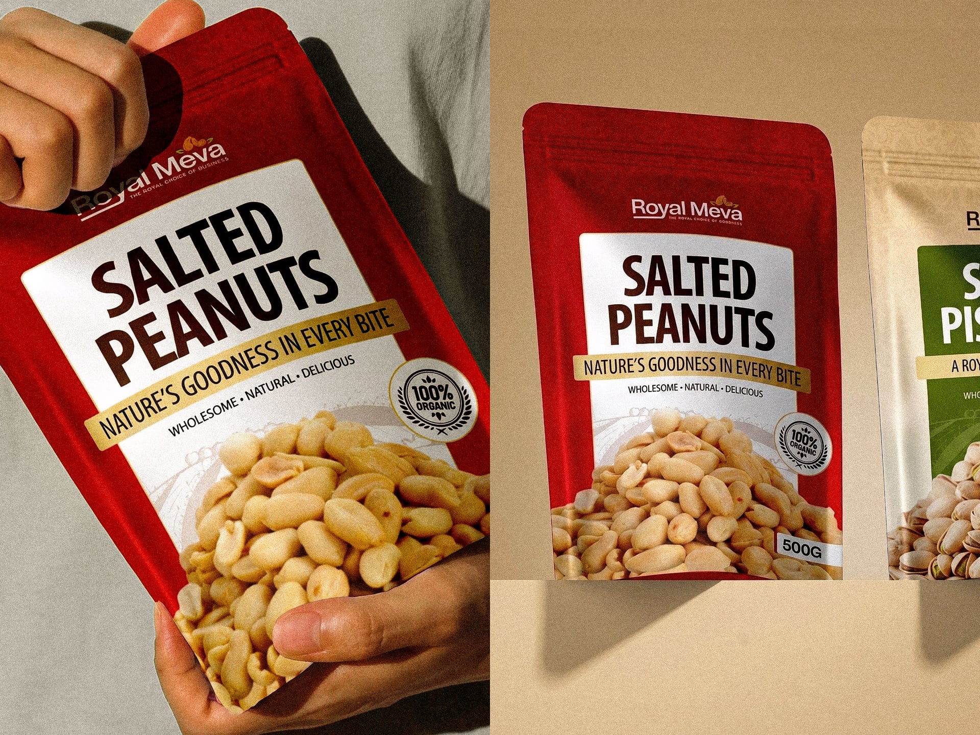 Royal Meva Salted Peanuts pouch